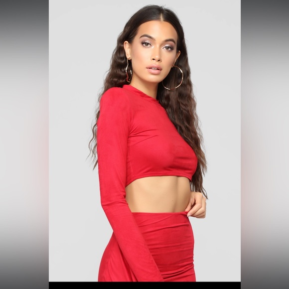 Fashion Nova Don’t Suede It Skirt Set - Picture 4 of 12